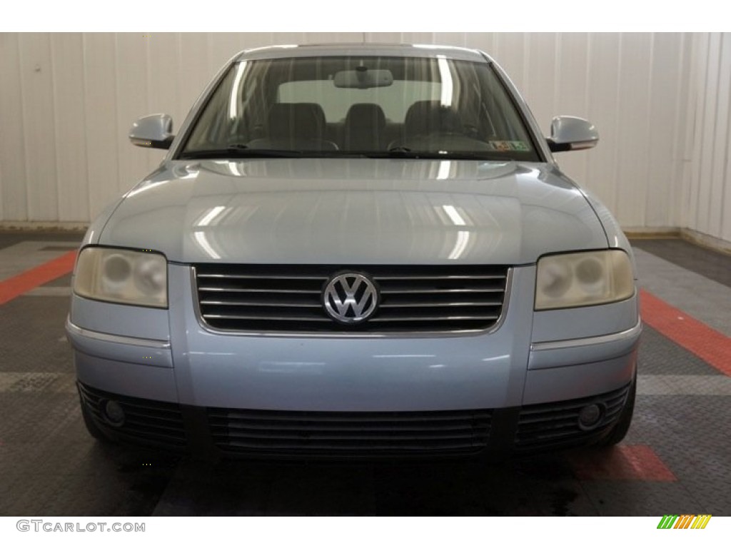 2005 Passat GLX Sedan - Blue Silver Metallic / Beige photo #4