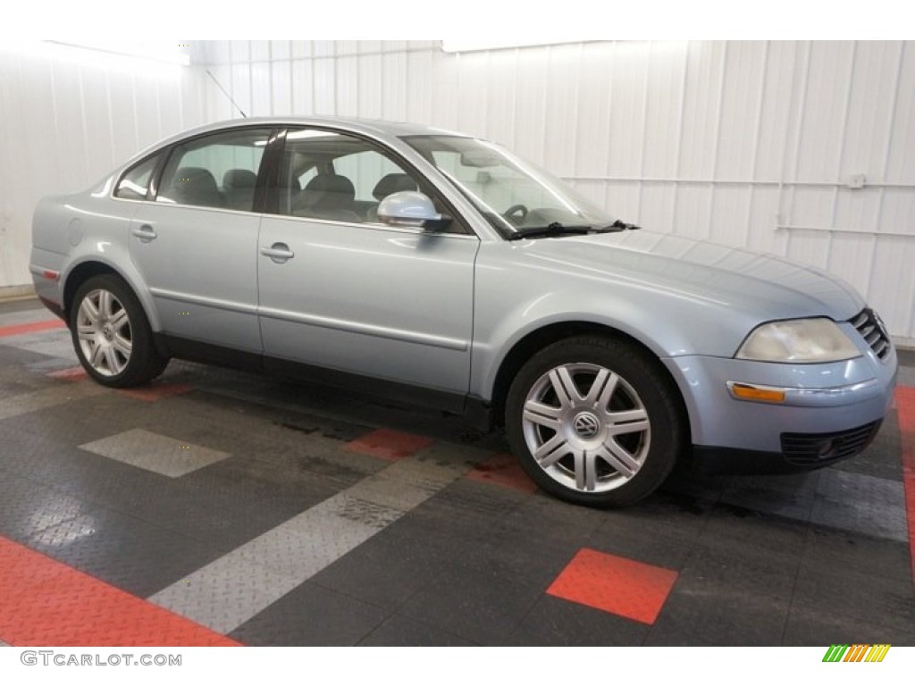 2005 Passat GLX Sedan - Blue Silver Metallic / Beige photo #6