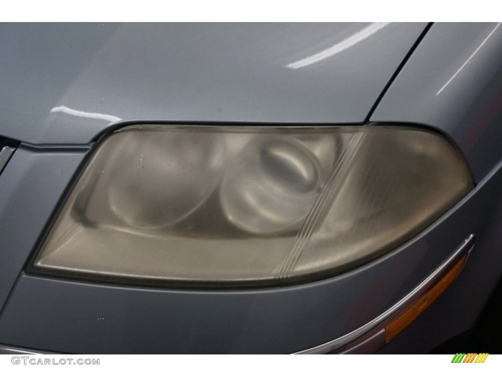 2005 Passat GLX Sedan - Blue Silver Metallic / Beige photo #36