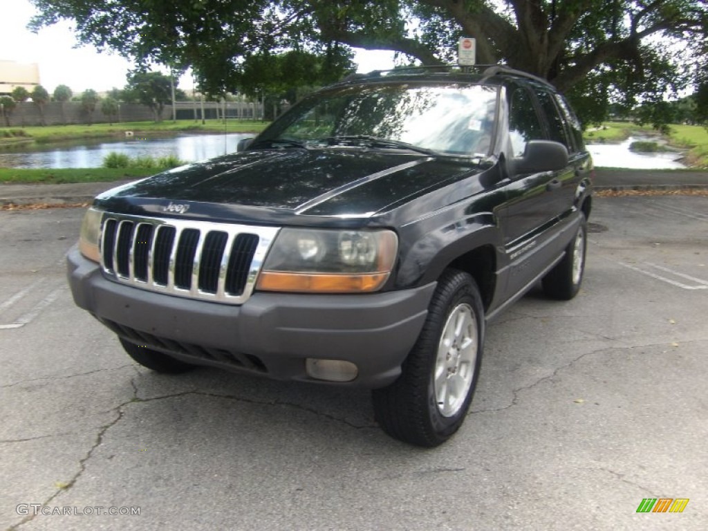 2001 Grand Cherokee Laredo - Black / Agate photo #1