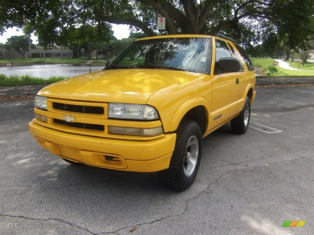 Yellow Chevrolet Blazer