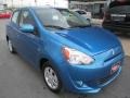 Sapphire Blue 2015 Mitsubishi Mirage ES