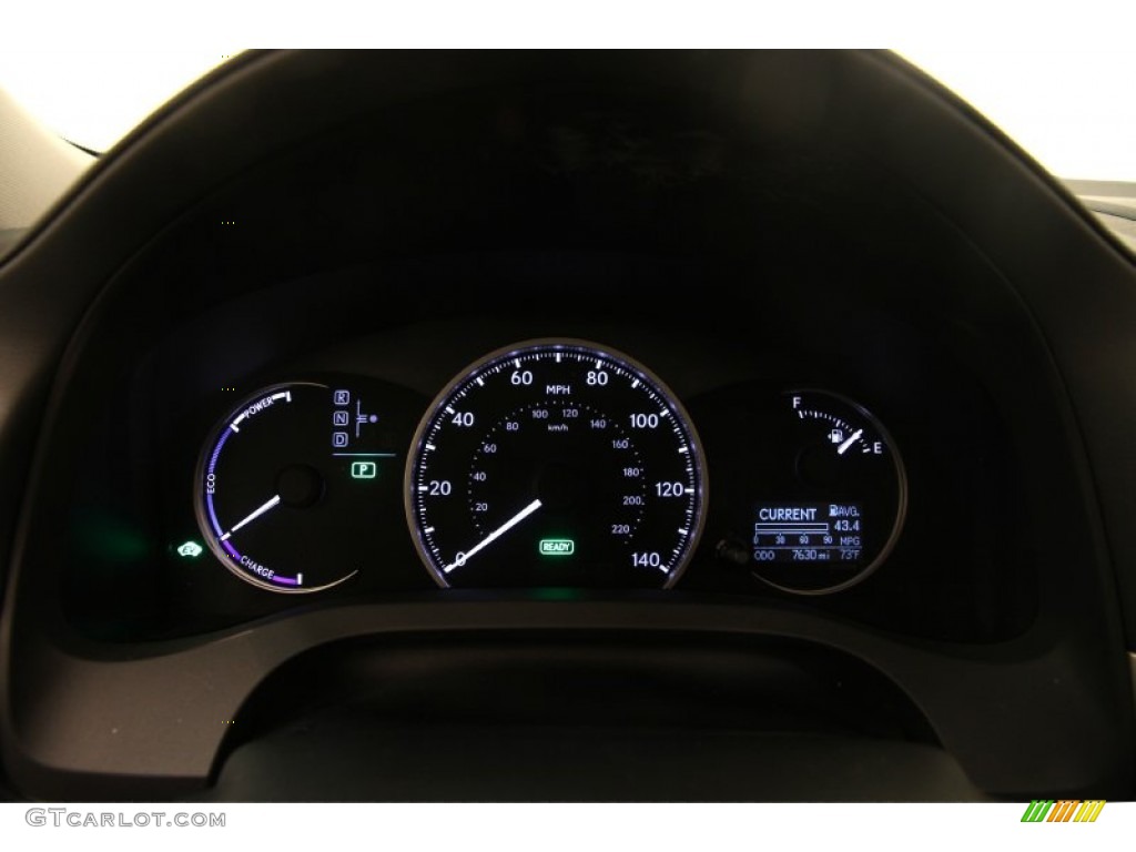 2012 CT 200h Hybrid Premium - Tungsten Silver Pearl / Ecru Nuluxe photo #7