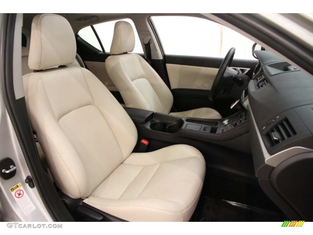 2012 CT 200h Hybrid Premium - Tungsten Silver Pearl / Ecru Nuluxe photo #15