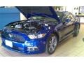 2015 Deep Impact Blue Metallic Ford Mustang V6 Coupe  photo #5