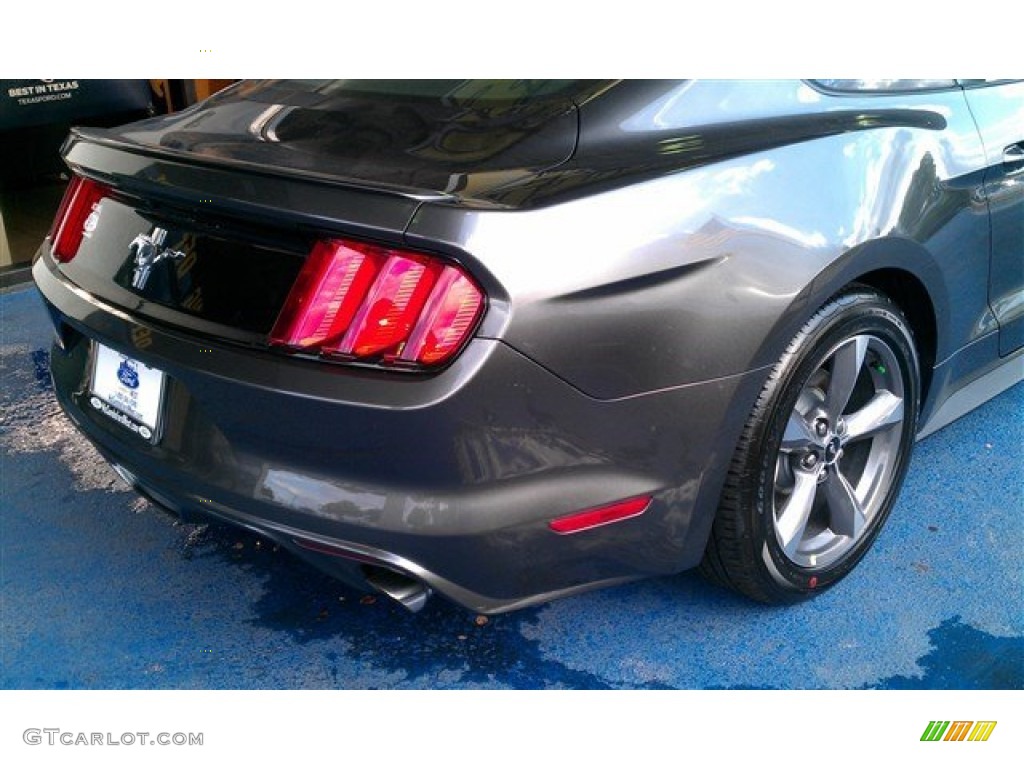 2015 Mustang V6 Coupe - Magnetic Metallic / Ebony photo #12