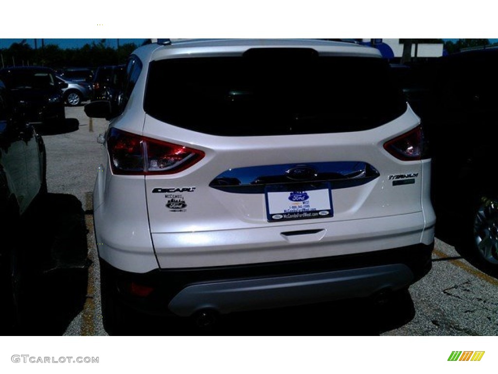 2015 Escape Titanium - White Platinum Metallic Tri-Coat / Charcoal Black photo #12