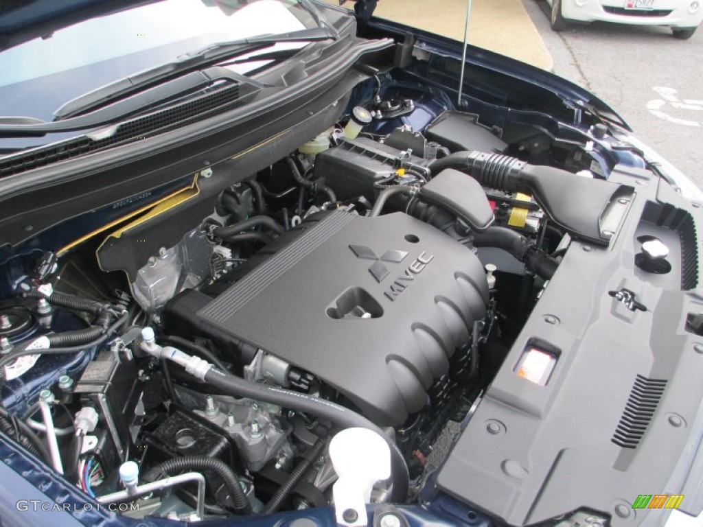 2015 Outlander SE S-AWC - Cosmic Blue / Black photo #34