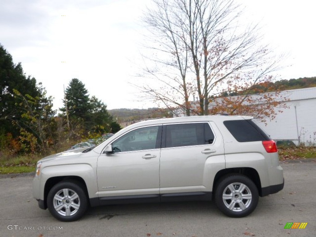 Champagne Silver Metallic 2015 GMC Terrain SLE Exterior Photo #98183922