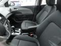 Jet Black/Dark Titanium 2014 Chevrolet Sonic LTZ Sedan Interior Color