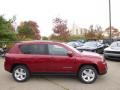 2015 Deep Cherry Red Crystal Pearl Jeep Compass Latitude 4x4  photo #5