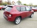 2015 Deep Cherry Red Crystal Pearl Jeep Compass Latitude 4x4  photo #6