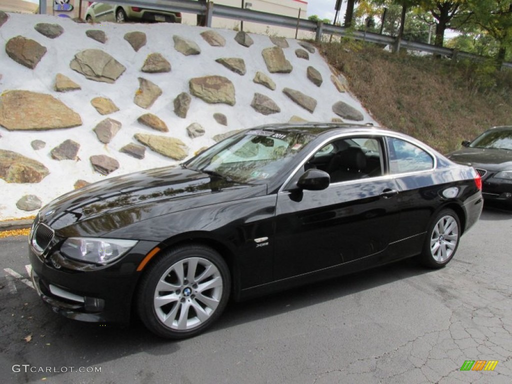 2011 3 Series 328i xDrive Coupe - Jet Black / Black photo #1