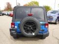 2015 Hydro Blue Pearl Jeep Wrangler Willys Wheeler W 4x4  photo #7