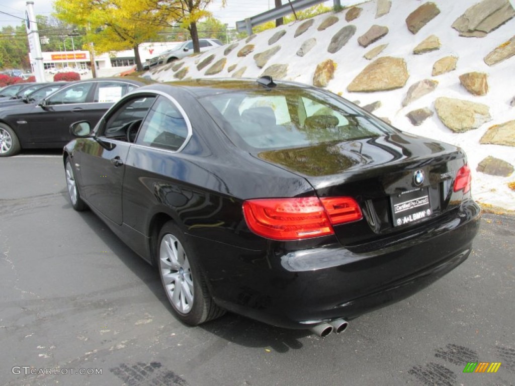 2011 3 Series 328i xDrive Coupe - Jet Black / Black photo #4