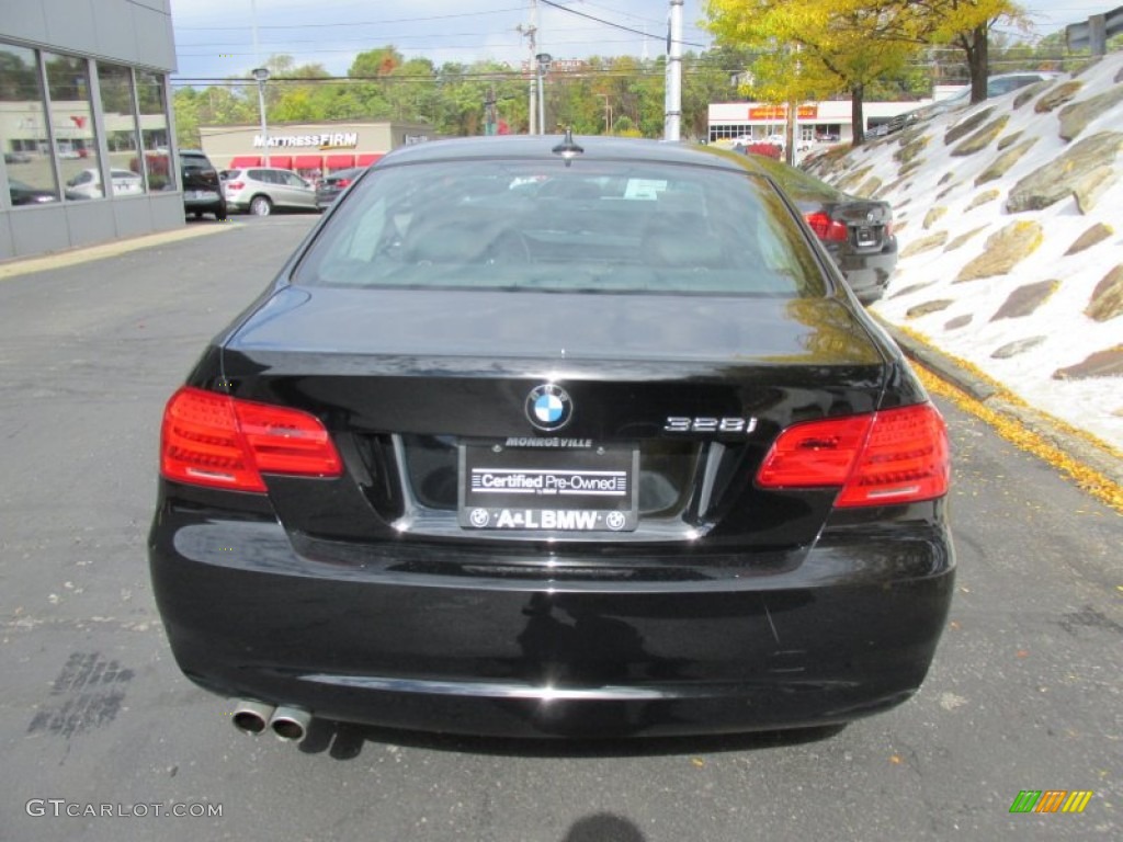 2011 3 Series 328i xDrive Coupe - Jet Black / Black photo #5
