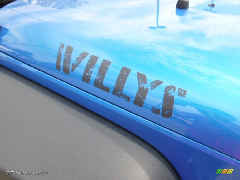 2015 Jeep Wrangler Willys Wheeler W 4x4 Marks and Logos Photo #98185206