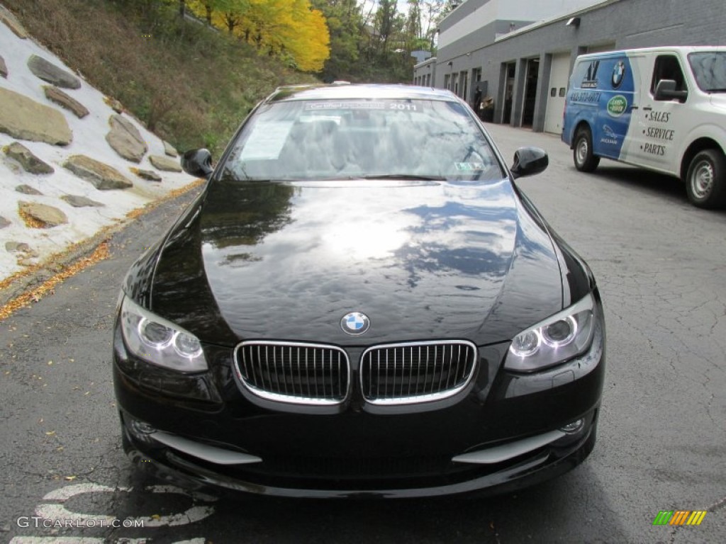 2011 3 Series 328i xDrive Coupe - Jet Black / Black photo #8