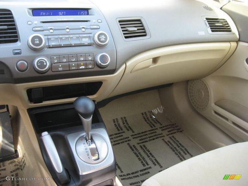 2007 Civic EX Sedan - Borrego Beige Metallic / Ivory photo #7