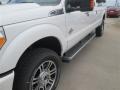 White Platinum - F350 Super Duty Platinum Crew Cab 4x4 Photo No. 3