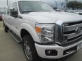 2015 White Platinum Ford F350 Super Duty Platinum Crew Cab 4x4  photo #6