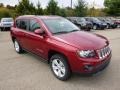 2015 Deep Cherry Red Crystal Pearl Jeep Compass Latitude 4x4  photo #4