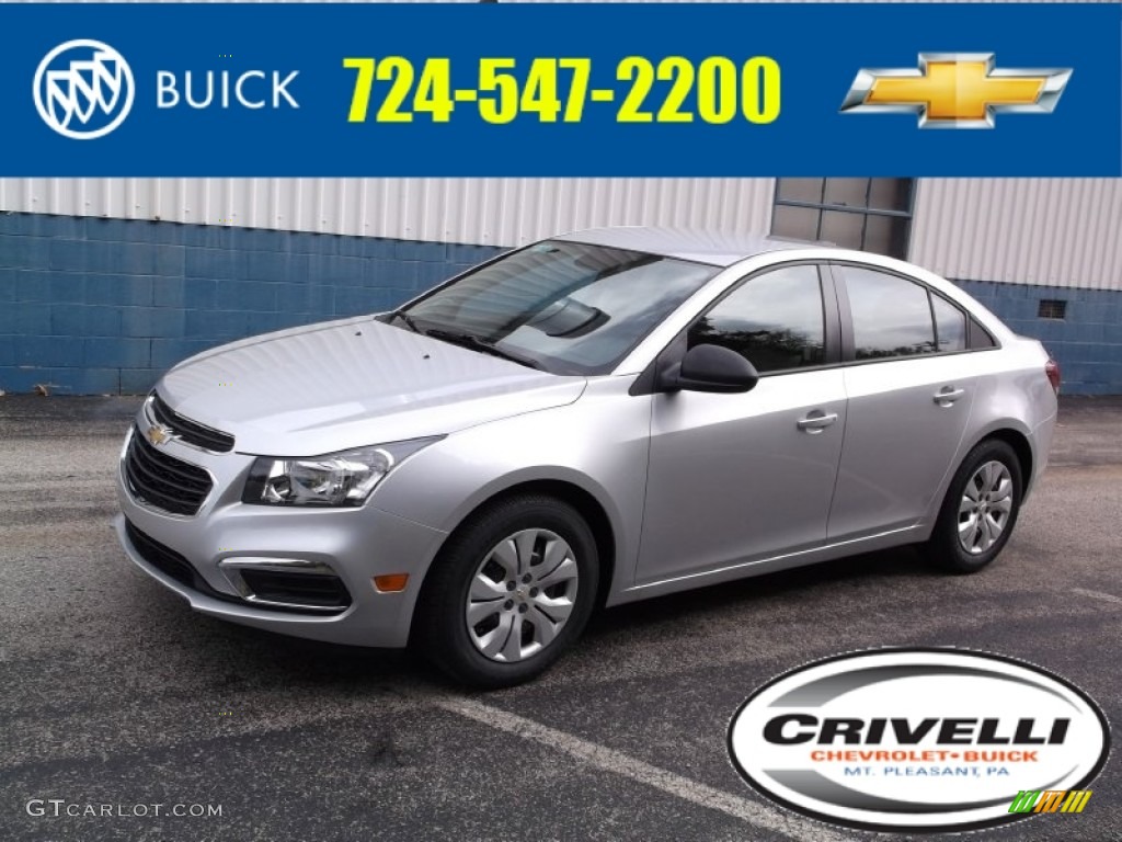 2015 Cruze LS - Silver Ice Metallic / Jet Black/Medium Titanium photo #1