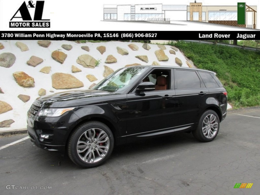 2014 Range Rover Sport Autobiography - Barolo Black Metallic / Ebony/Tan Autobiography Two Tone photo #1