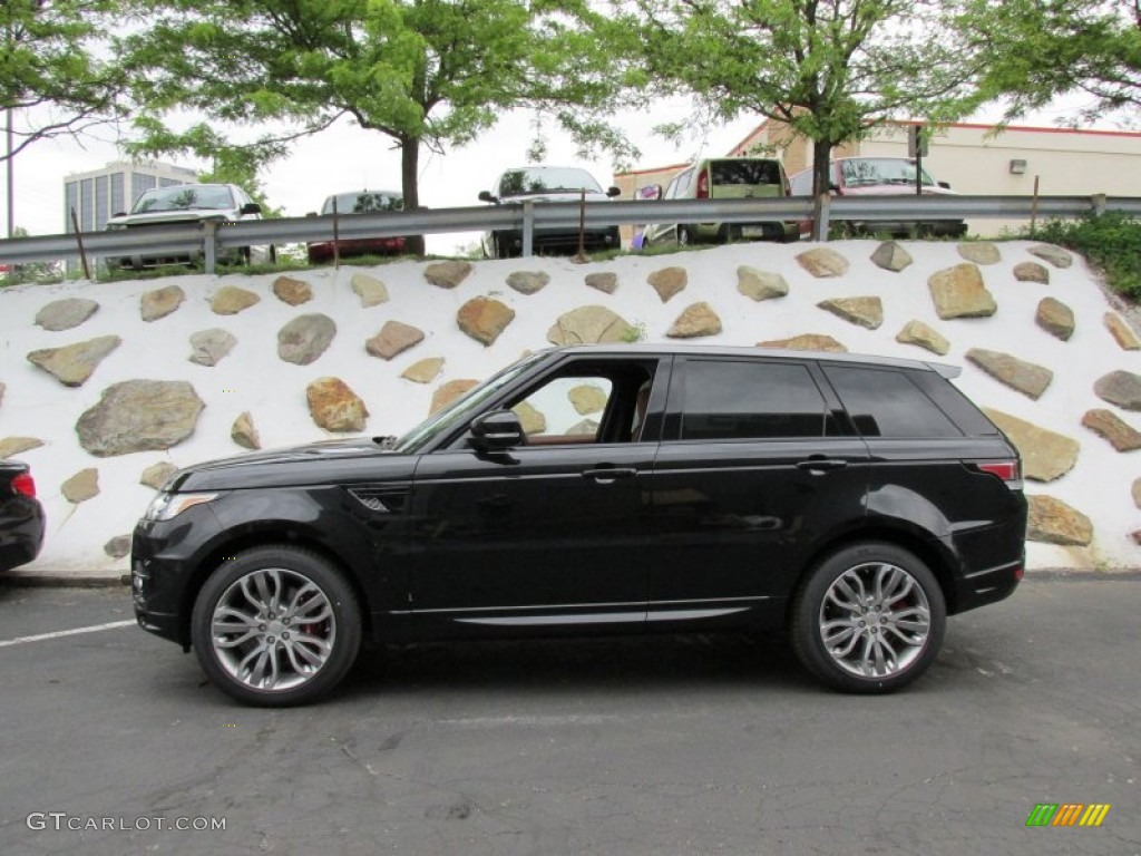 Barolo Black Metallic 2014 Land Rover Range Rover Sport Autobiography Exterior Photo #98187048