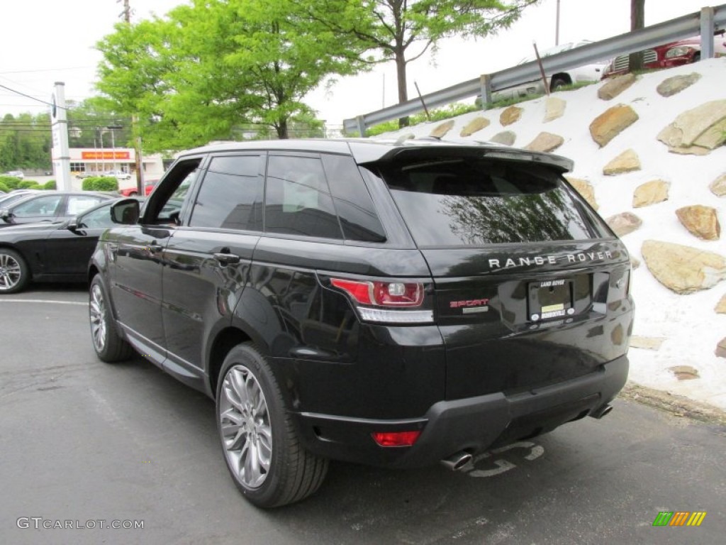 2014 Range Rover Sport Autobiography - Barolo Black Metallic / Ebony/Tan Autobiography Two Tone photo #4