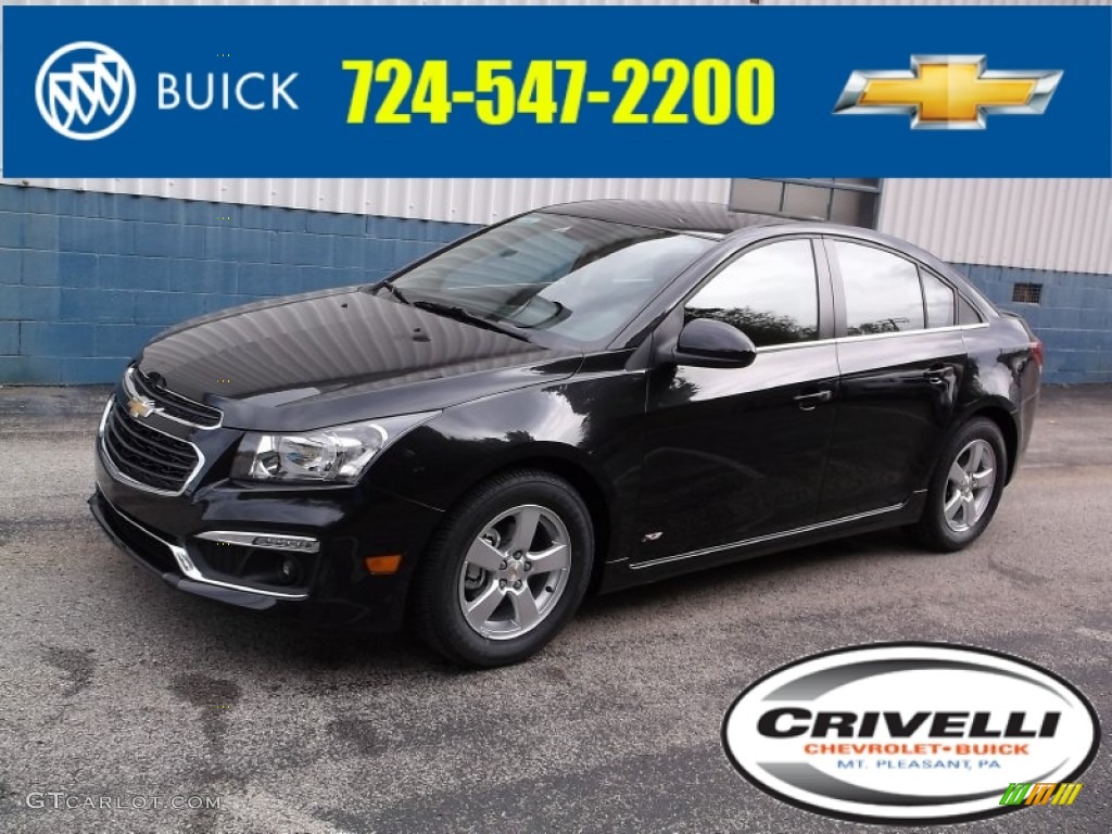 2015 Cruze LT - Black Granite Metallic / Brownstone photo #1