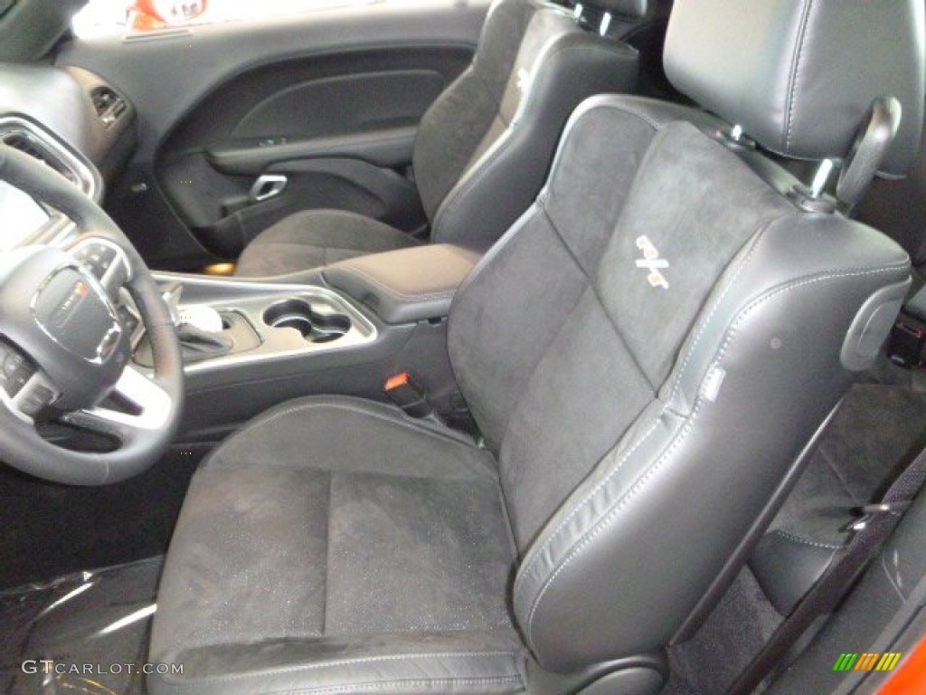 Black Interior 2015 Dodge Challenger R/T Plus Photo #98187453