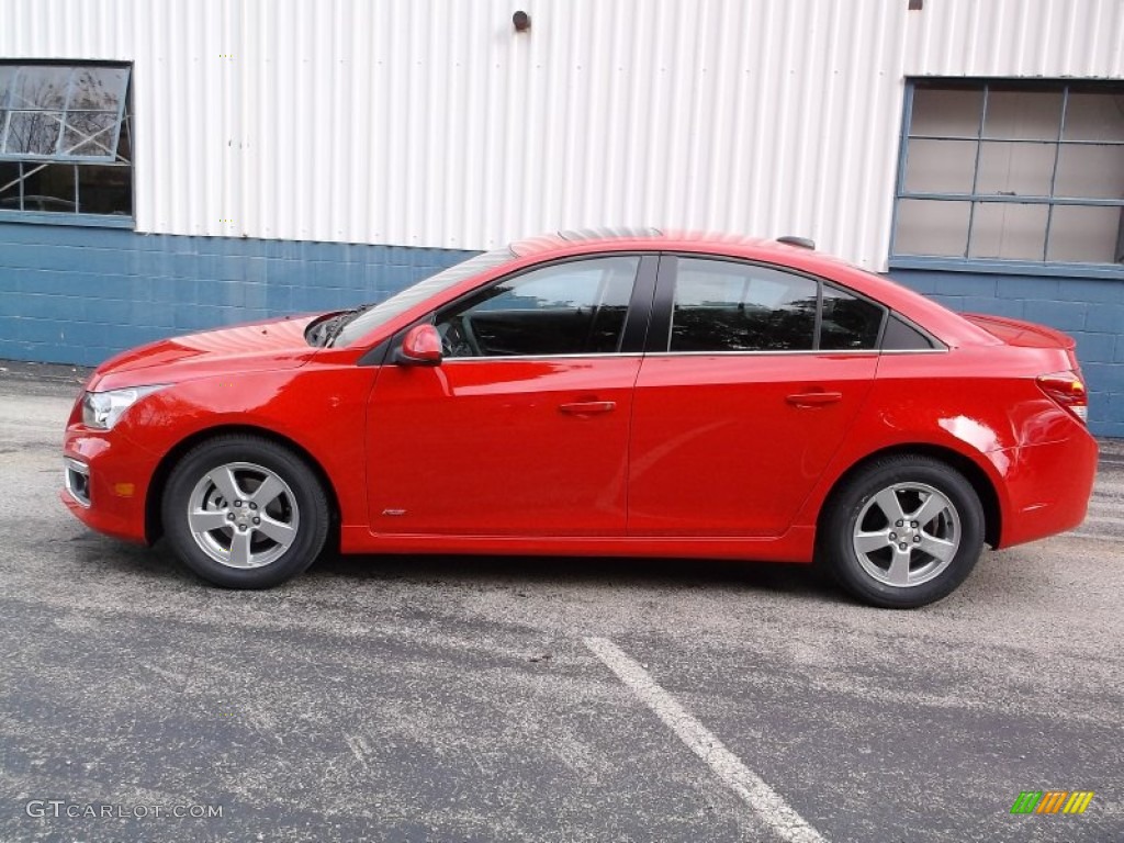 2015 Cruze LT - Red Hot / Brownstone photo #2