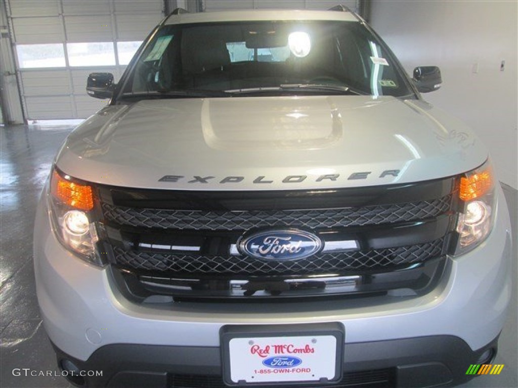 2015 Explorer Sport 4WD - Ingot Silver / Sport Charcoal Black photo #2