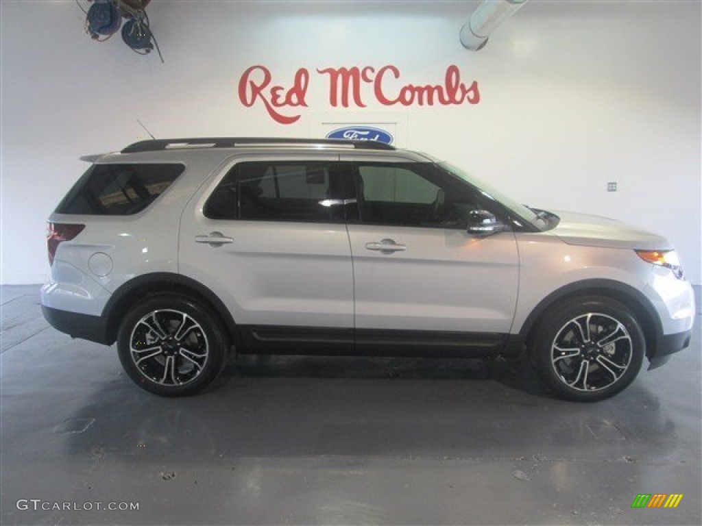 2015 Explorer Sport 4WD - Ingot Silver / Sport Charcoal Black photo #10