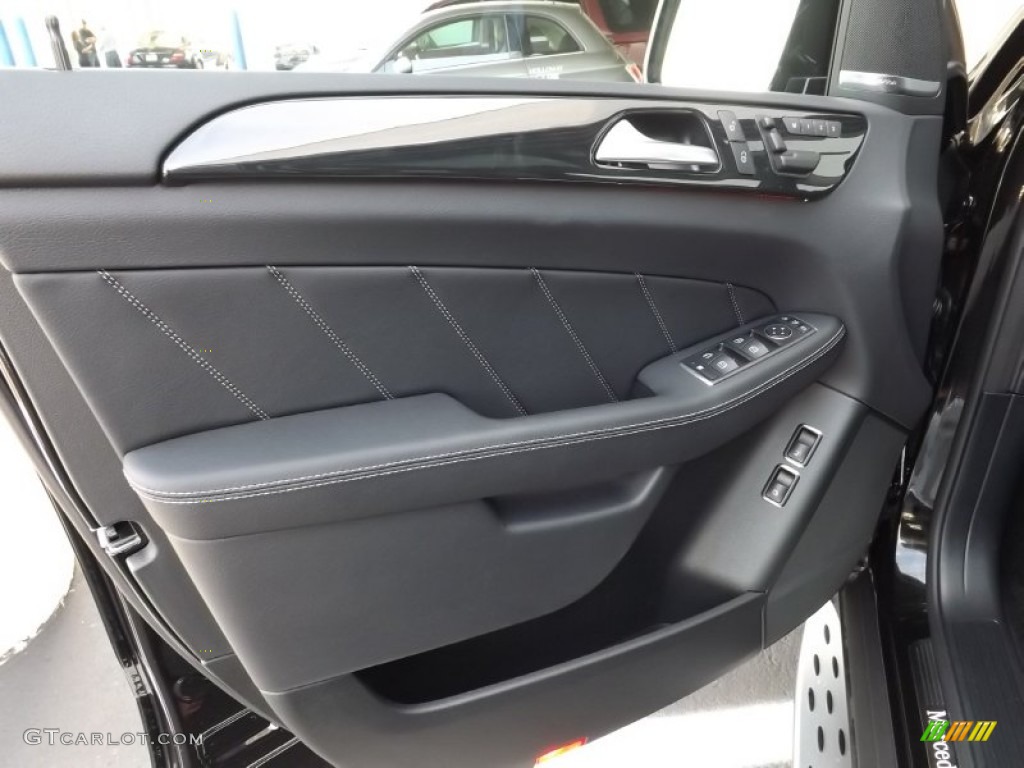 2015 Mercedes-Benz GL 350 BlueTEC 4Matic Black Door Panel Photo #98192244