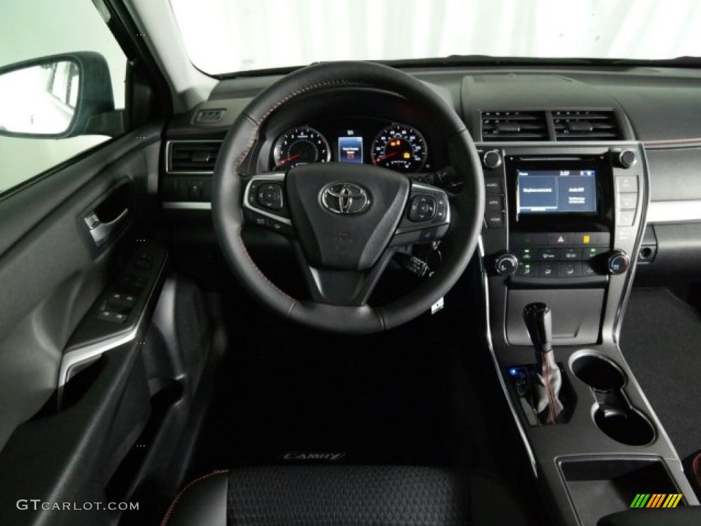 2015 Camry SE - Cosmic Gray Mica / Black photo #8