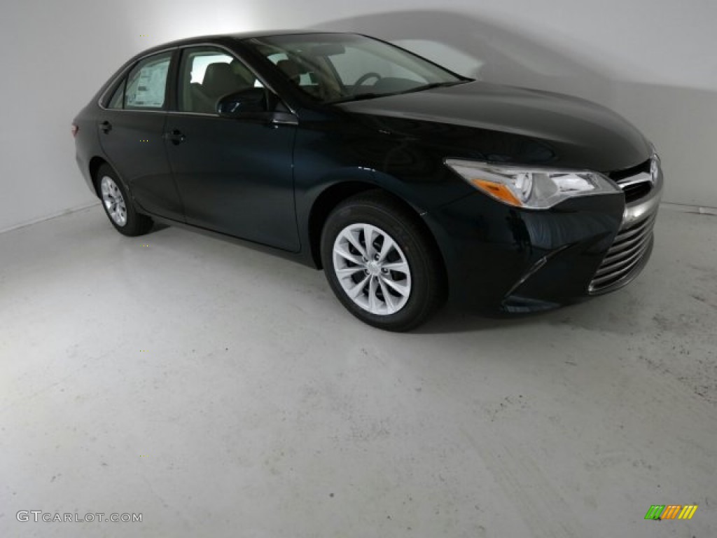 2015 Camry LE - Cosmic Gray Mica / Almond photo #2