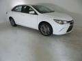 2015 Super White Toyota Camry SE  photo #2
