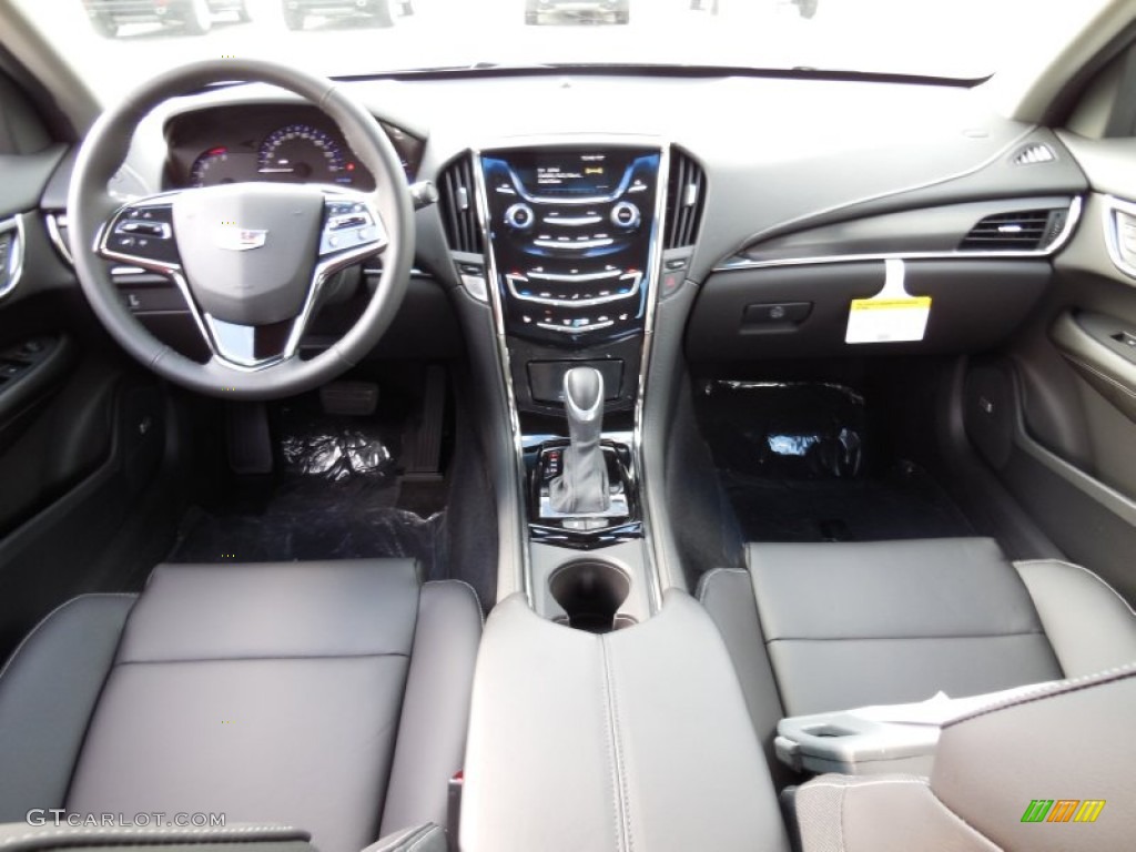 2015 Cadillac ATS 2.5 Sedan Jet Black/Jet Black Dashboard Photo #98196036