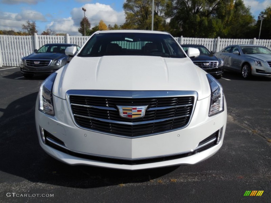 Crystal White Tricoat 2015 Cadillac ATS 2.0T Premium AWD Sedan Exterior Photo #98196168