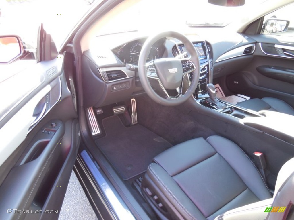 Jet Black/Jet Black Interior 2015 Cadillac ATS 3.6 Performance AWD Coupe Photo #98196651