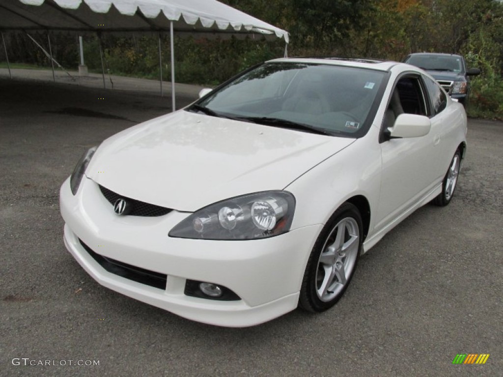 2005 RSX Type S Sports Coupe - Taffeta White / Titanium photo #13