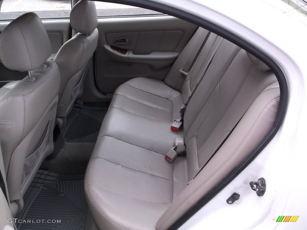 2006 Elantra Limited Sedan - Nordic White / Gray photo #16