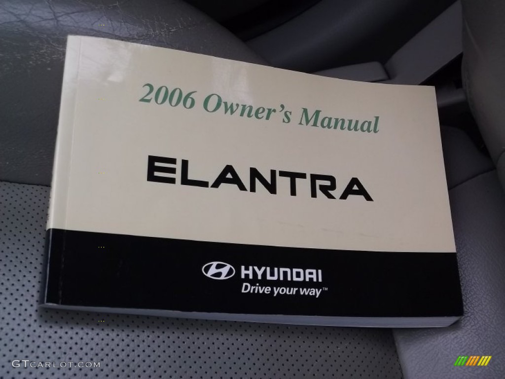 2006 Elantra Limited Sedan - Nordic White / Gray photo #18