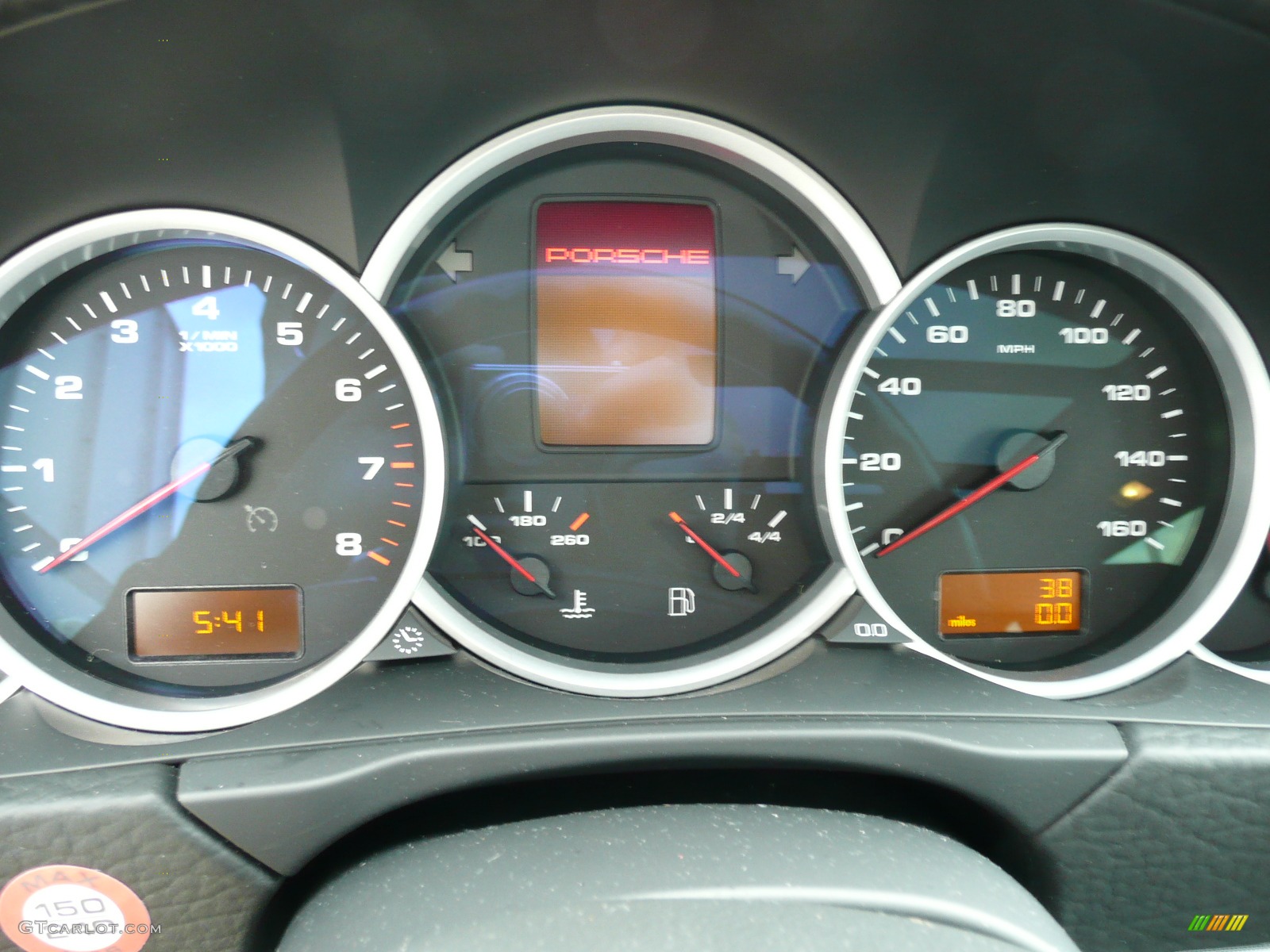 2008 Porsche Cayenne S, Basalt Black Metallic / Black Interior, Gauges 2008 Porsche Cayenne S Parts