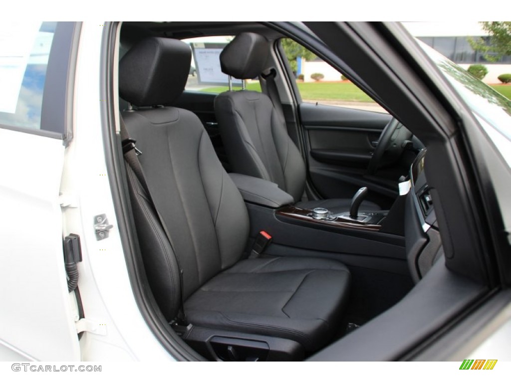 2014 3 Series 320i xDrive Sedan - Mineral White Metallic / Black photo #29