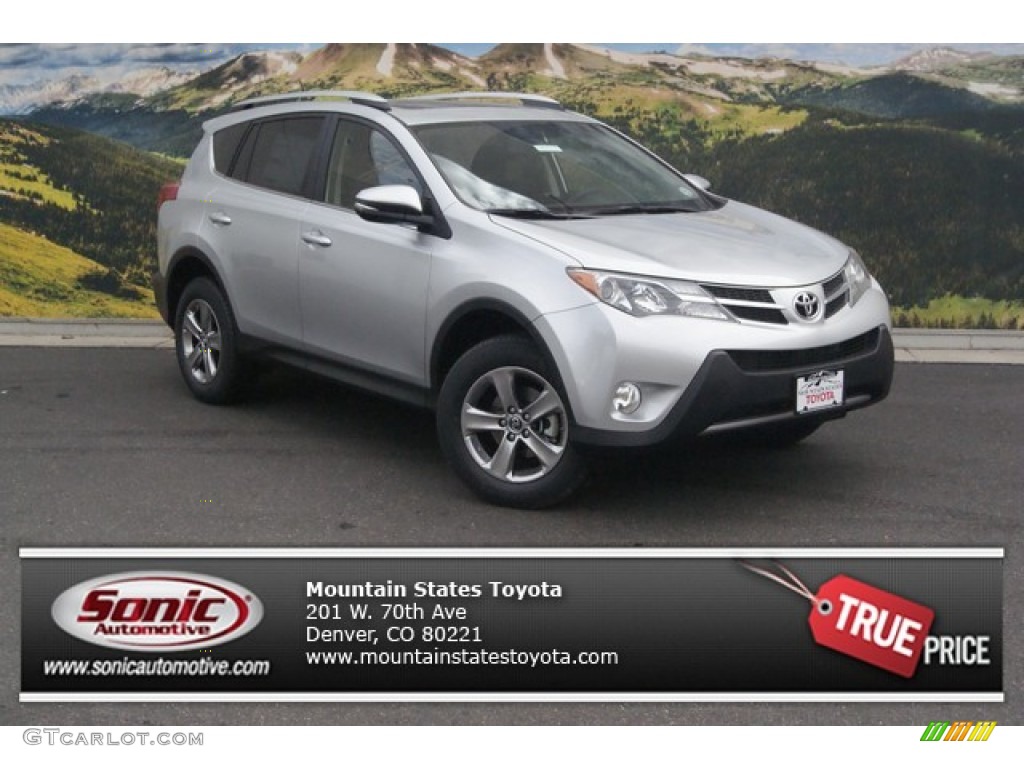 2015 RAV4 XLE AWD - Classic Silver Metallic / Black photo #1