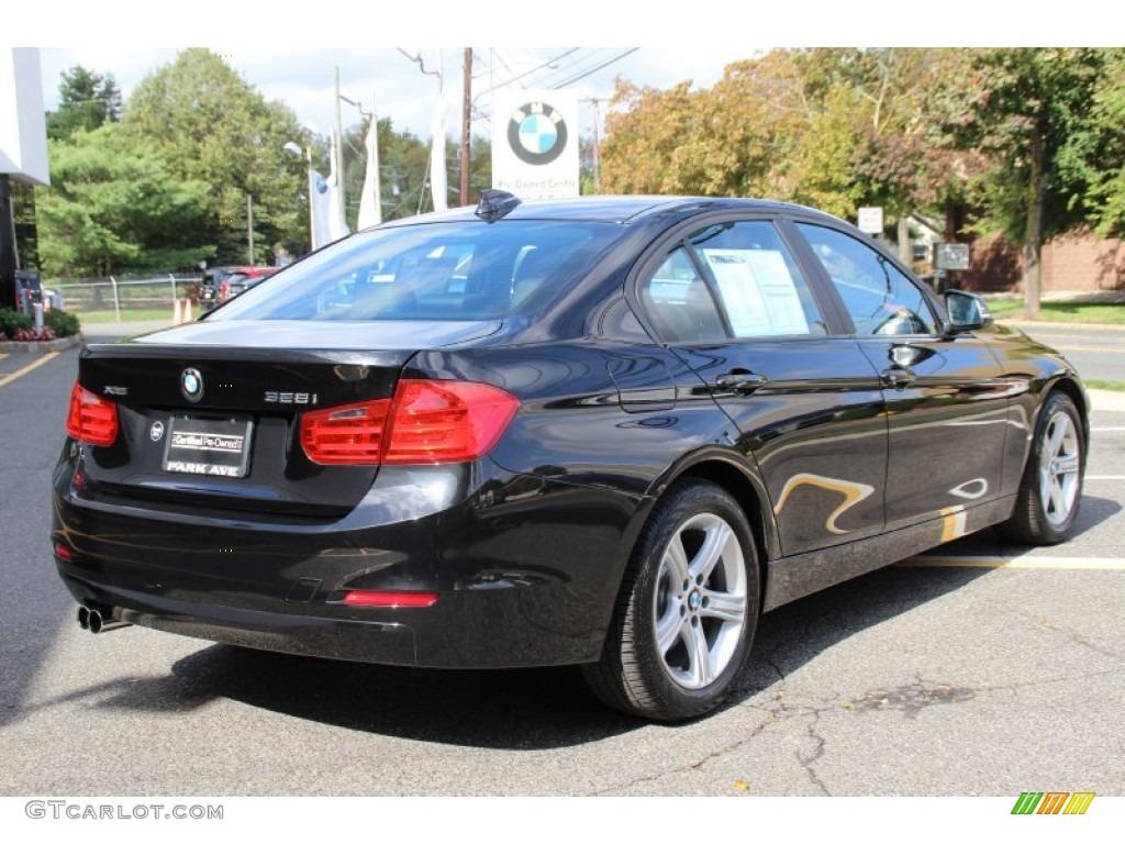 2014 3 Series 328i xDrive Sedan - Black Sapphire Metallic / Black photo #3