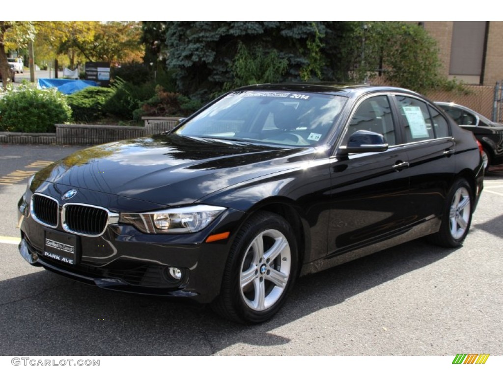 2014 3 Series 328i xDrive Sedan - Black Sapphire Metallic / Black photo #7